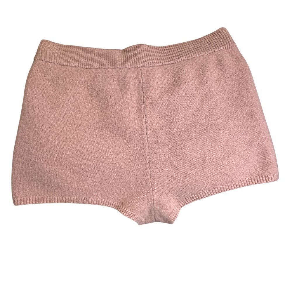 NWT Sandro Paris Izzie 100% Wool Shorts 38 FR US 6 Powder Pink MSRP $145